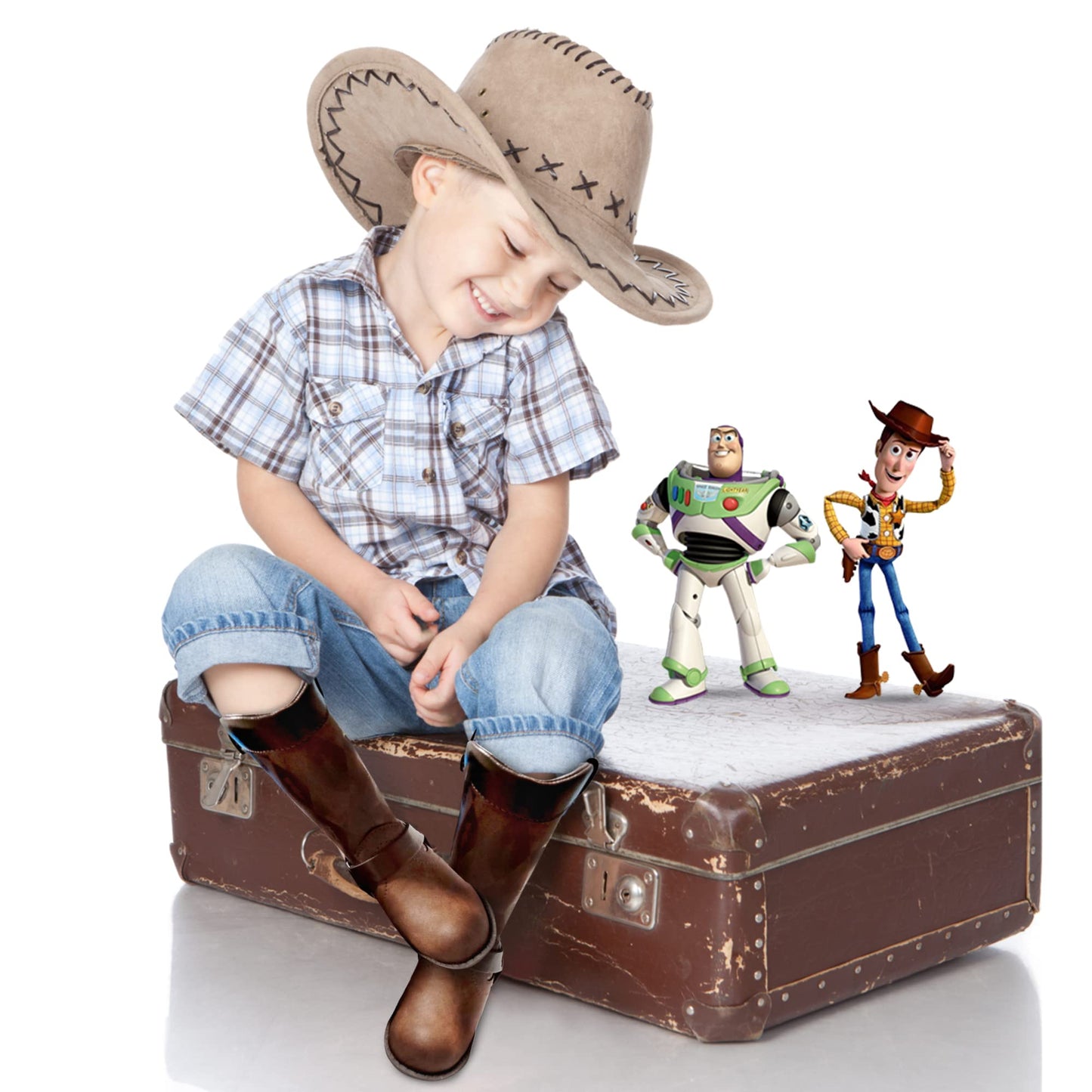 Disney Toy Story Woody & Bullseye Boy's Lighted Cowboy Boot (Toddler/Little Kid)