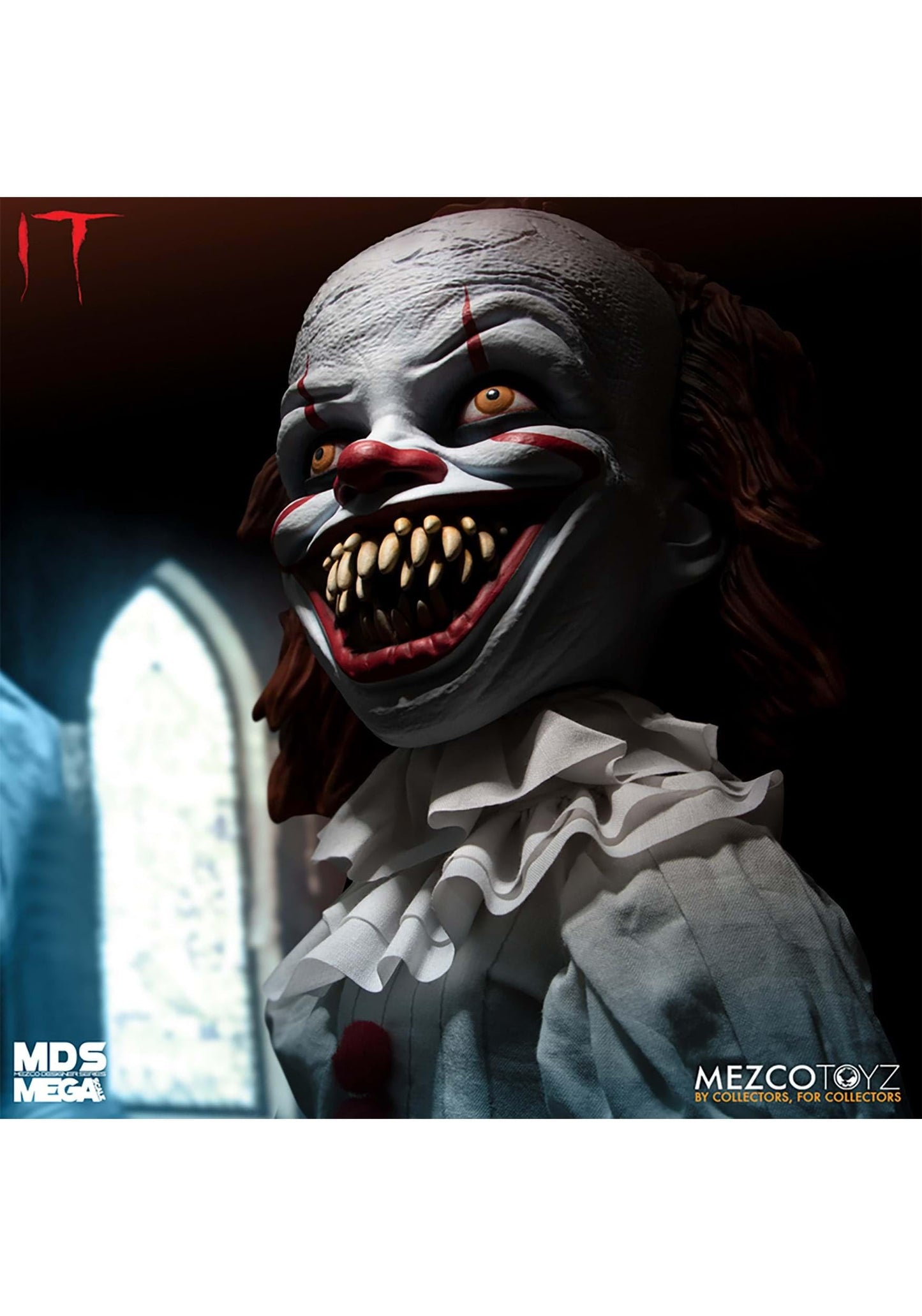 It 15 Inch Action Figure Mega Scale - Talking Sinister Pennywise