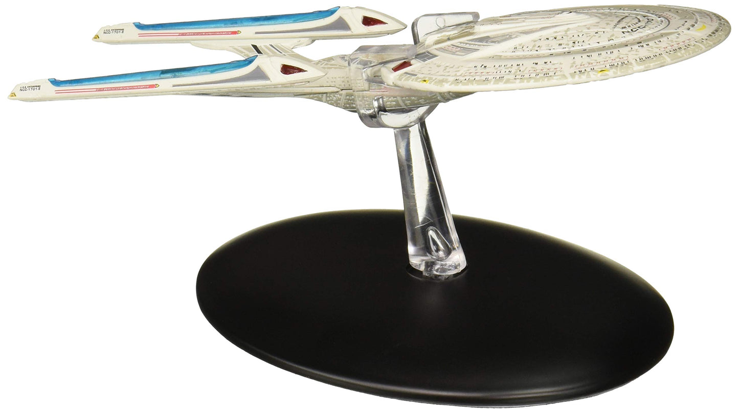 Eaglemoss Star Trek The Official Starships Collection #8: USS Enterprise E Ship Replica Toy, Multicolor