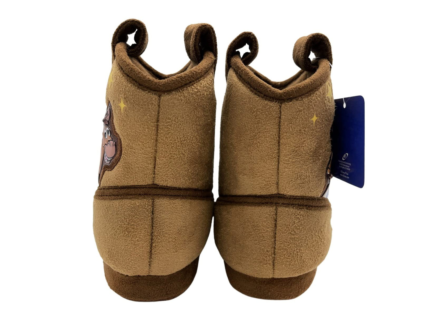 Disney Pixar Toy Story Woody & Bullseye Brown Lighted Bootie Slipper (Toddler)