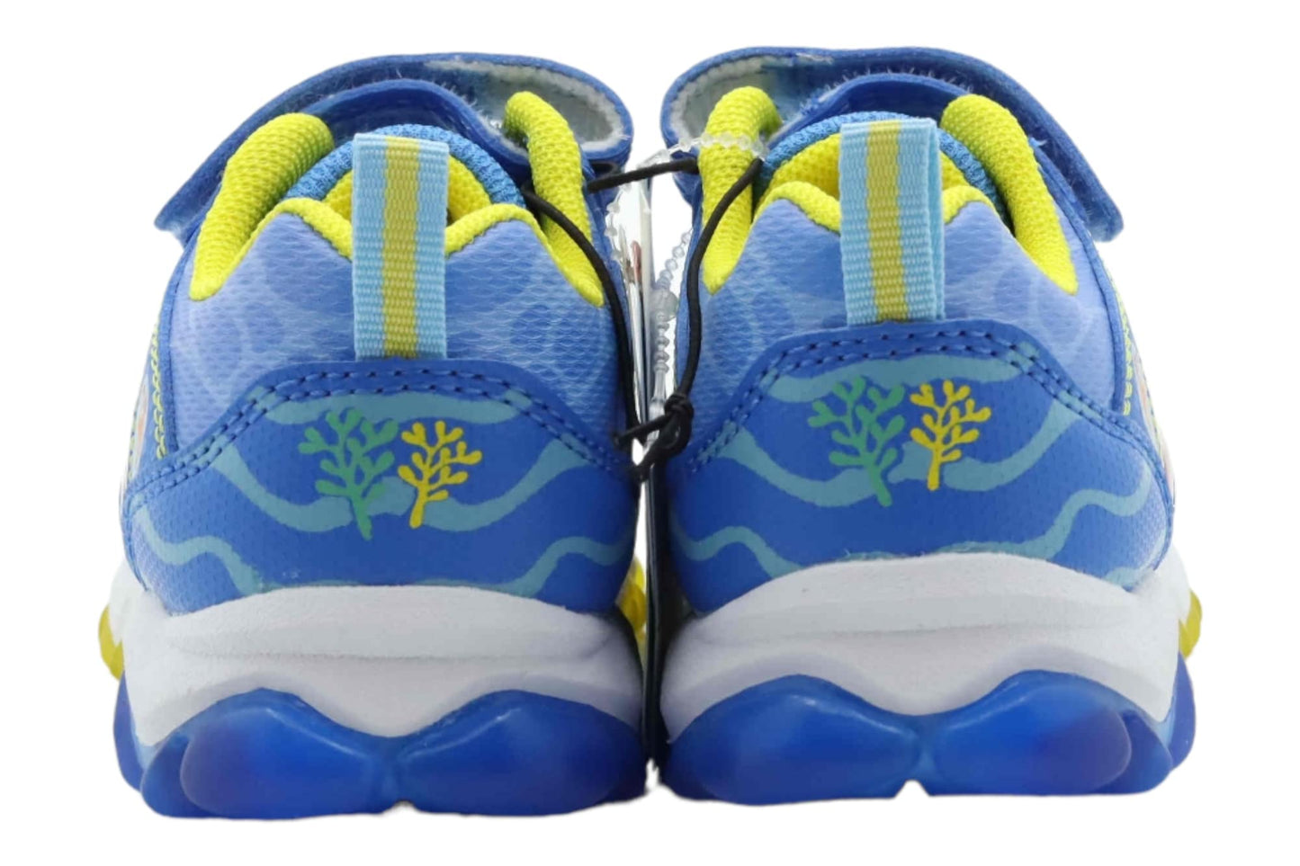 Nickelodeon Baby Shark Boy's Lighted Athletic Sneaker, Blue/Yellow (Toddler/Little Kid)