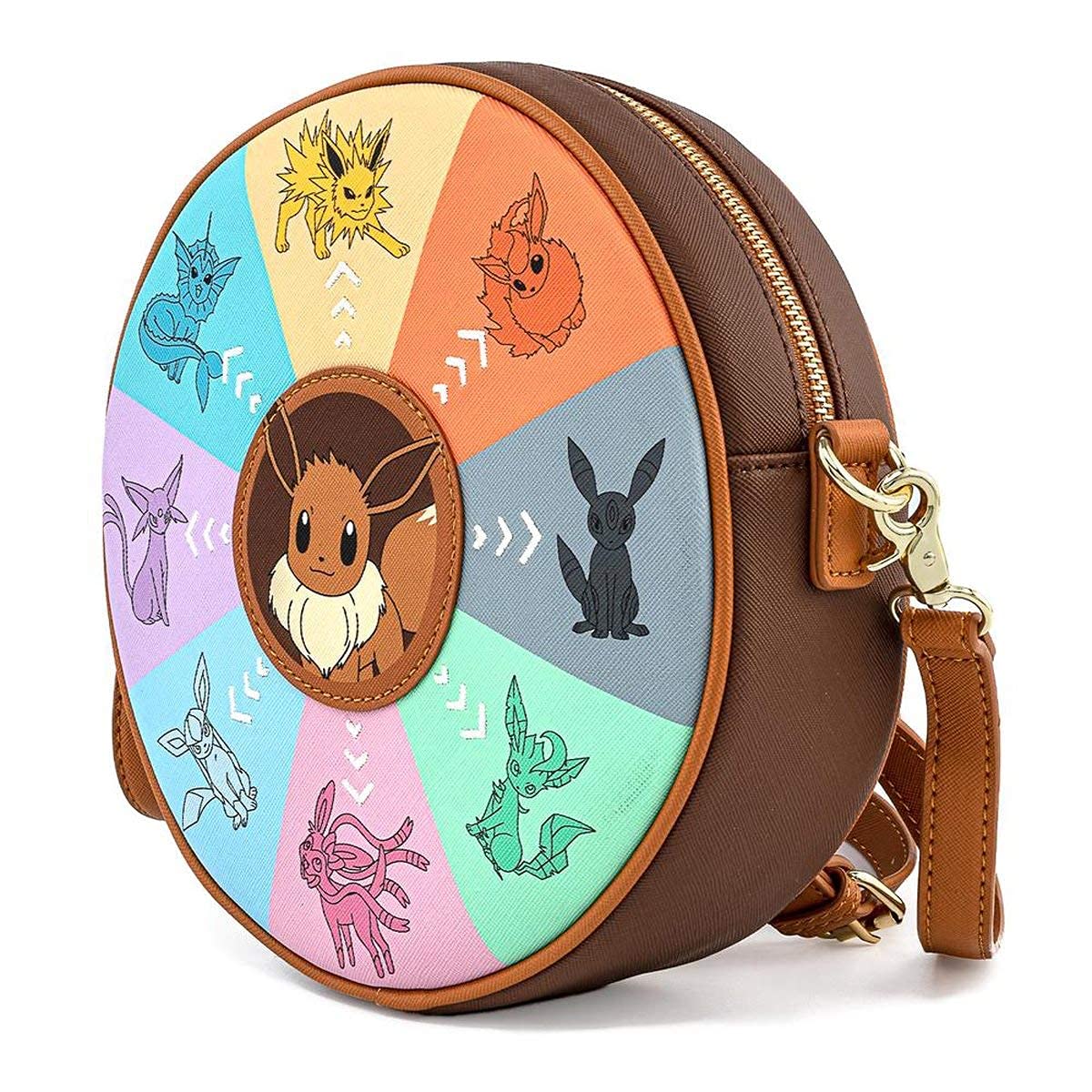 Loungefly x Pokemon Eevee Evolutions Crossbody Canteen Purse
