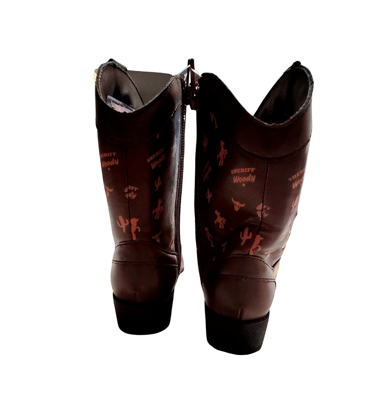 Disney Toy Story Boy's Woody Lighted Cowboy Boot (Toddler/Little Kid), Brown