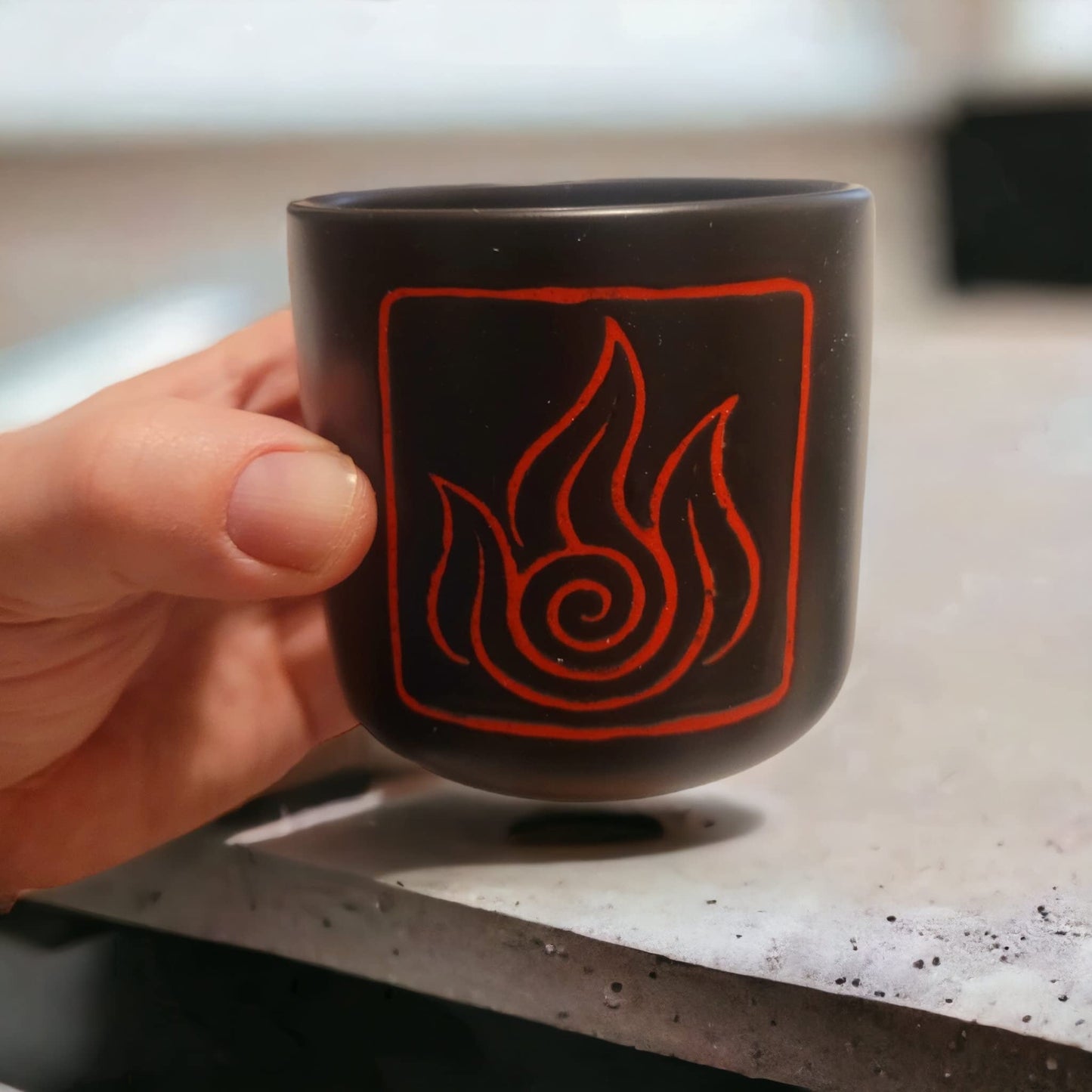 Avatar The Last Airbender Mug Set - Four Nations with Bamboo Lids - Perfect Gift for Fans of Aang, Katara, Sokka, and Zuko