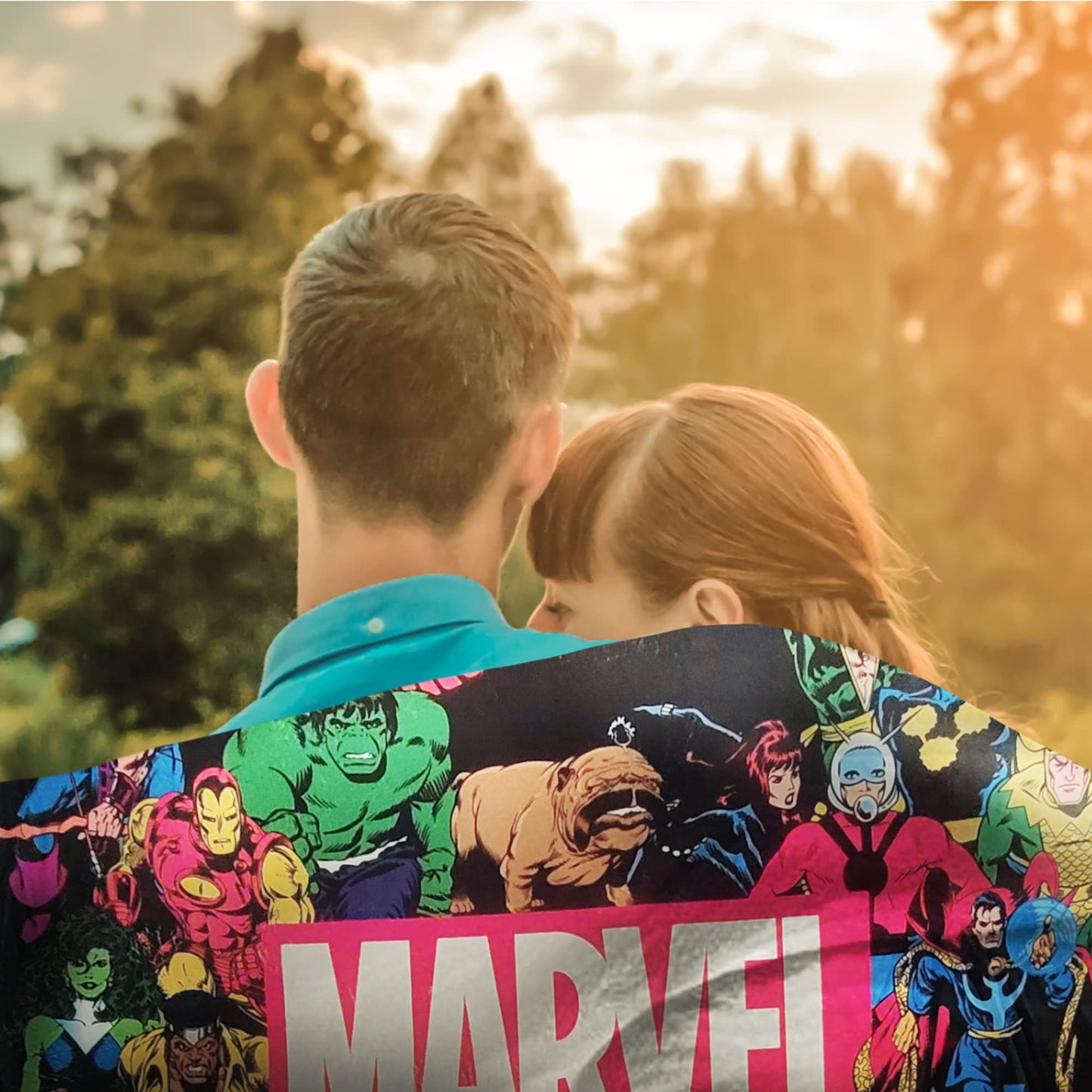 Marvel Universe Characters Legends Fleece Softest Comfy Throw Blanket for Adults & Kids | Measures 60 x 50 Inches