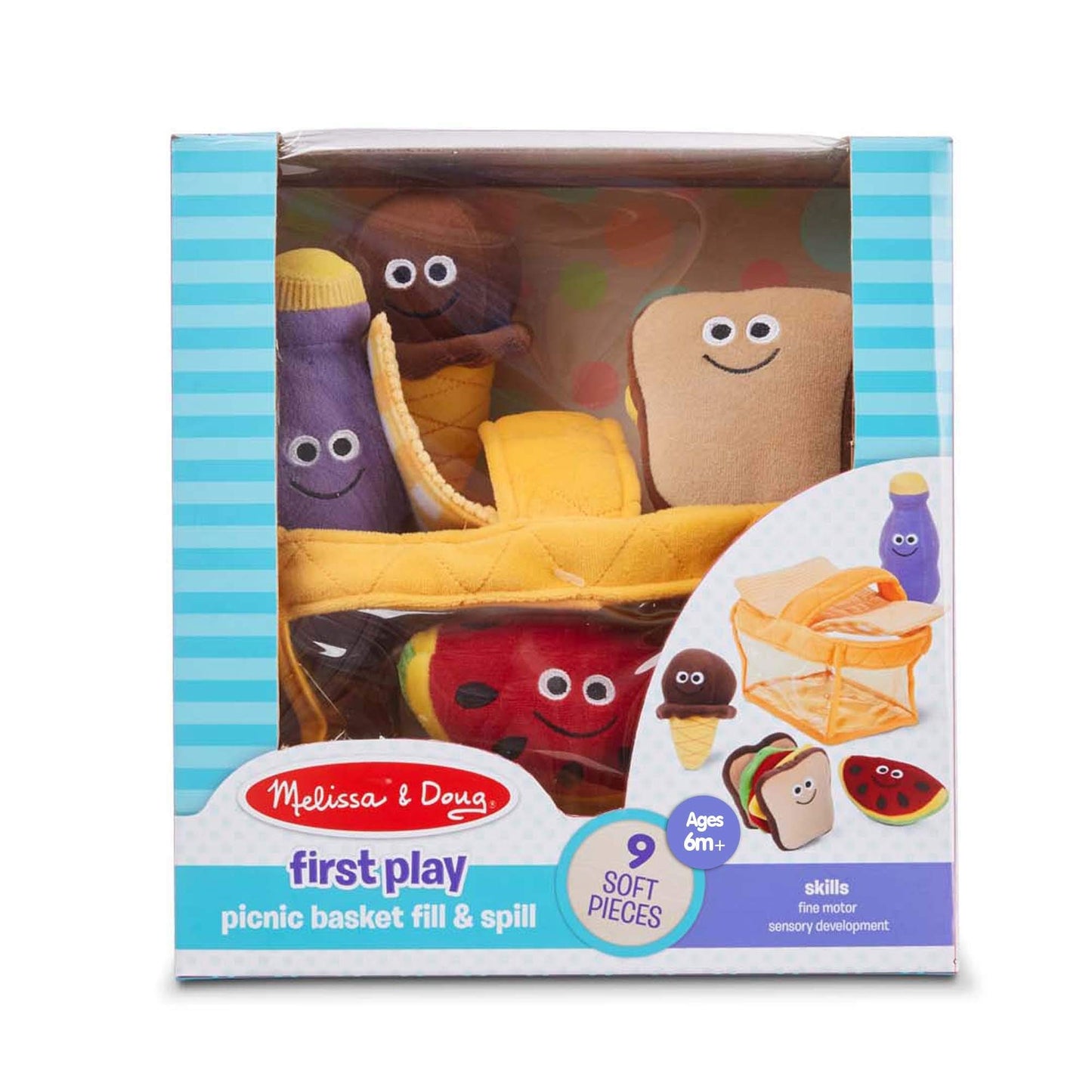 Melissa & Doug Picnic Basket Fill and Spill