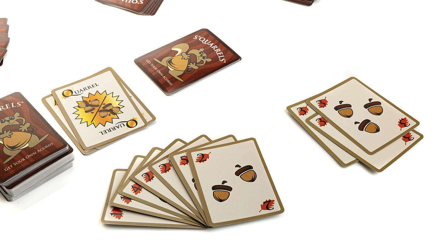 S'Quarrels Card Game - Quick Game for 2-6 Players of All Ages