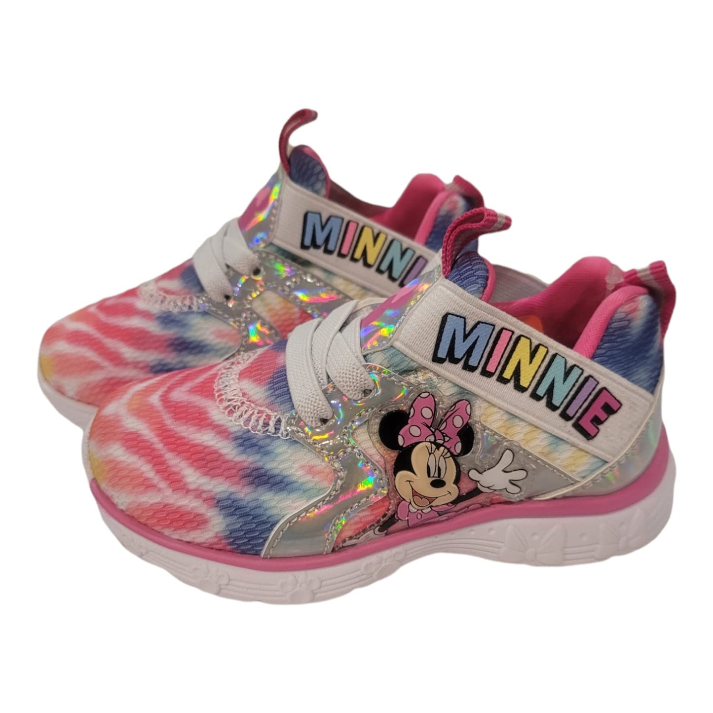 Disney Minnie Mouse Girl's Lighted Athletic Sneaker (Toddler/Little Kid)