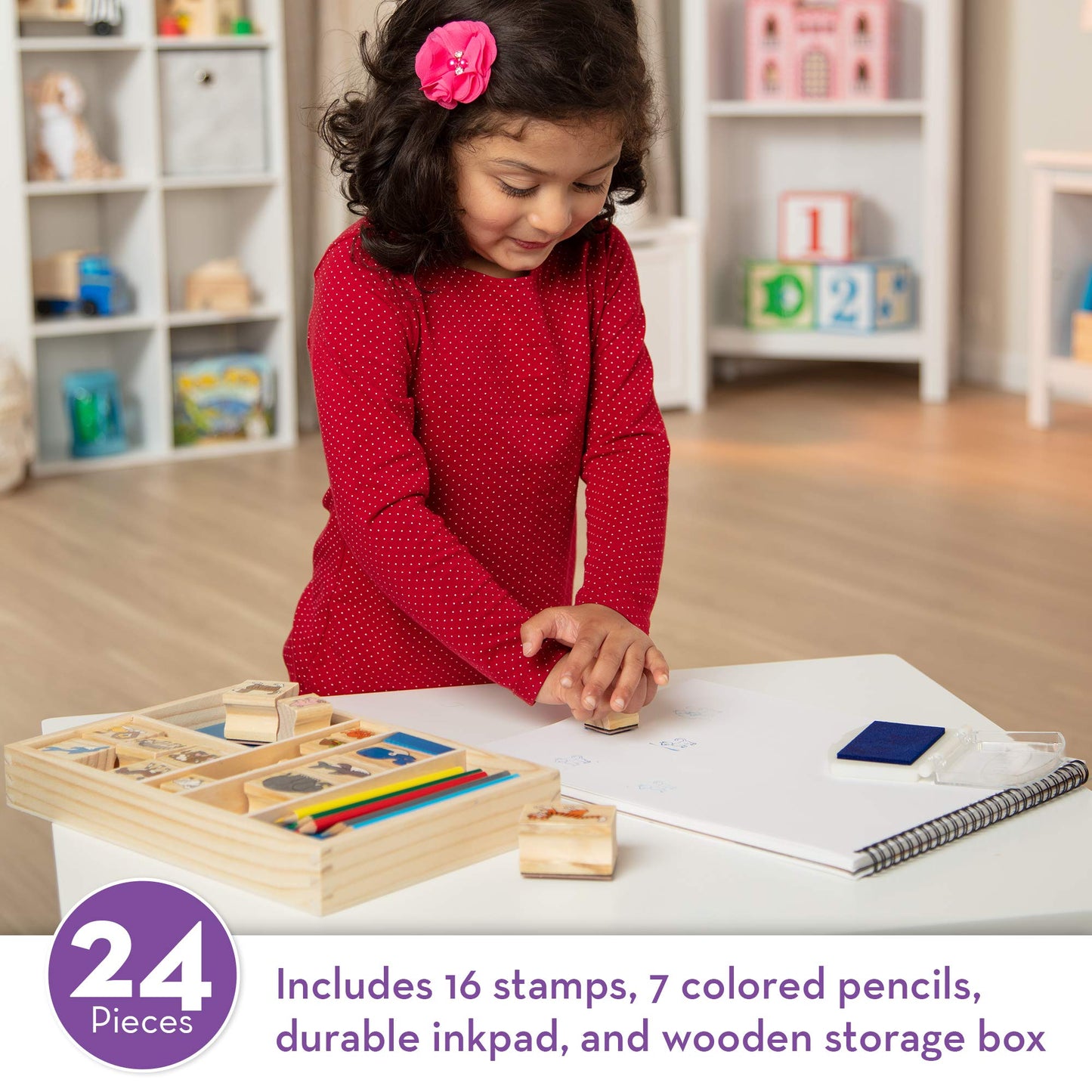 Melissa & Doug Animal Stamp Set