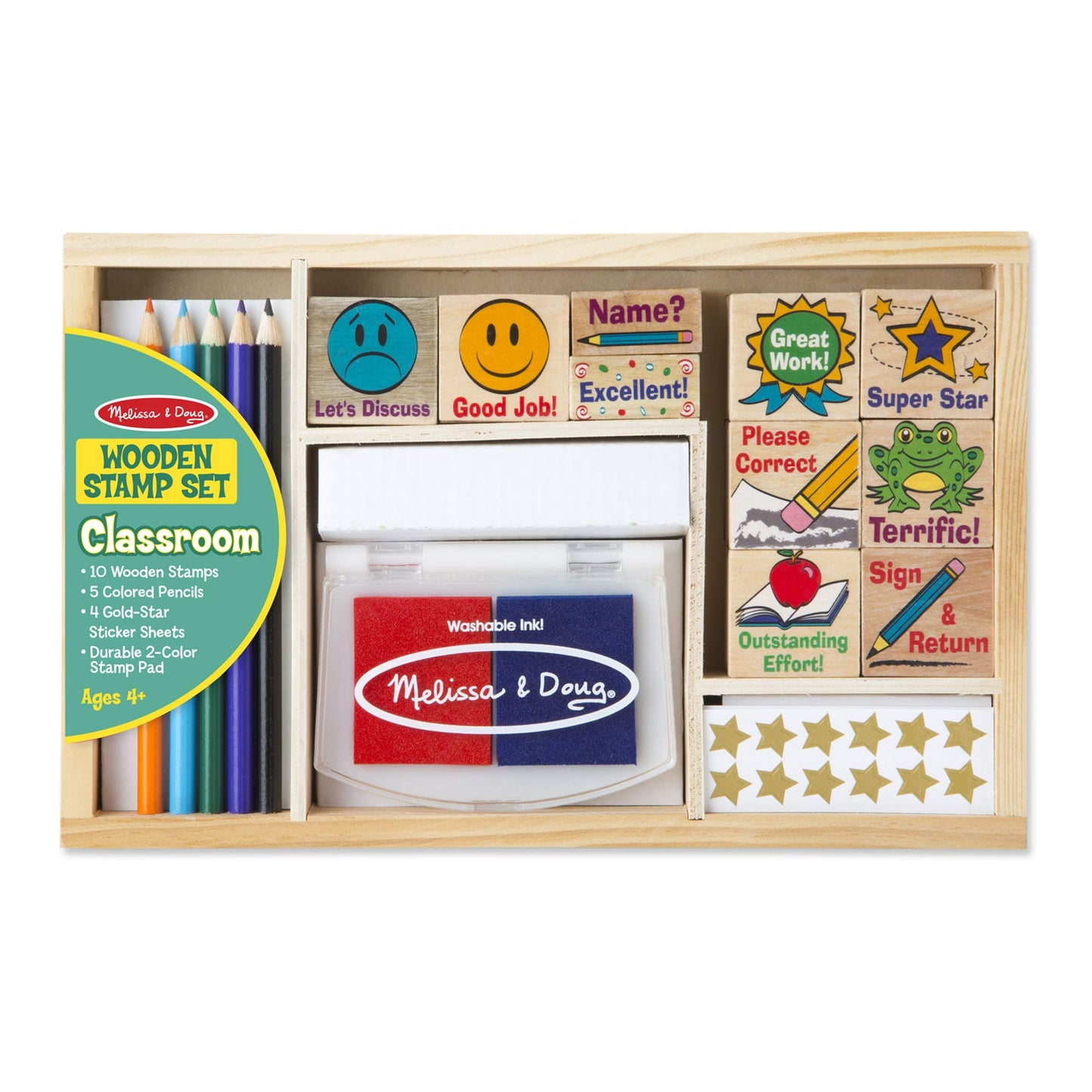 Melissa & Doug Classroom Stamp Set