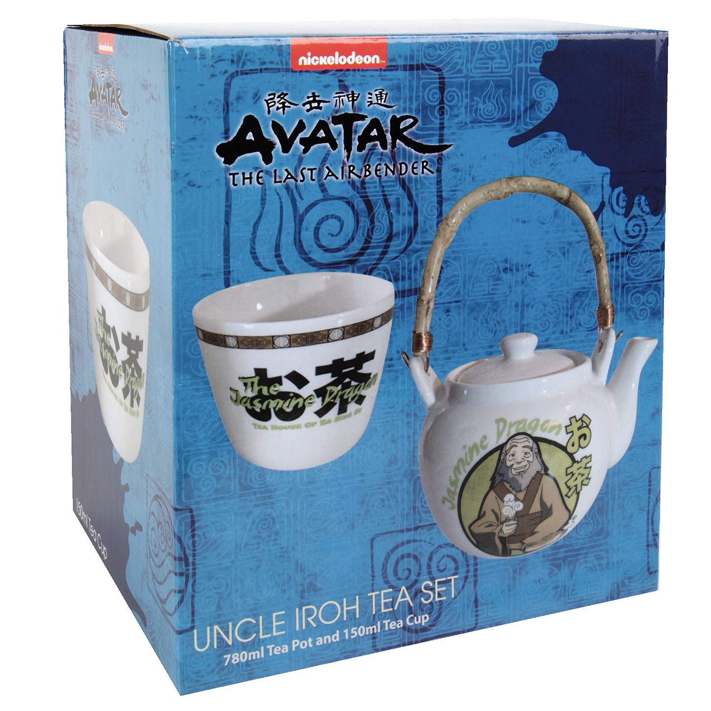 Avatar: The Last Airbender The Jasmine Dragon Tea Set - Ceramic Teapot & Tea Cup - Great Avatar Gift for Men and Women