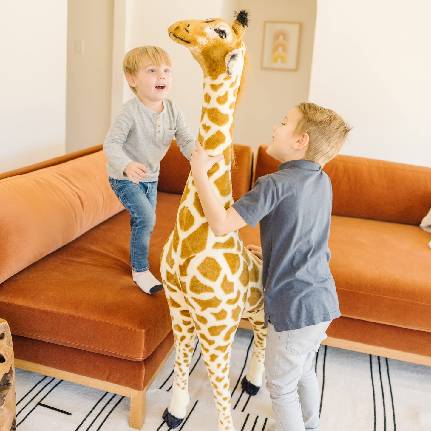 Melissa & Doug Giant Giraffe - Lifelike Stuffed Animal (over 4 feet tall)