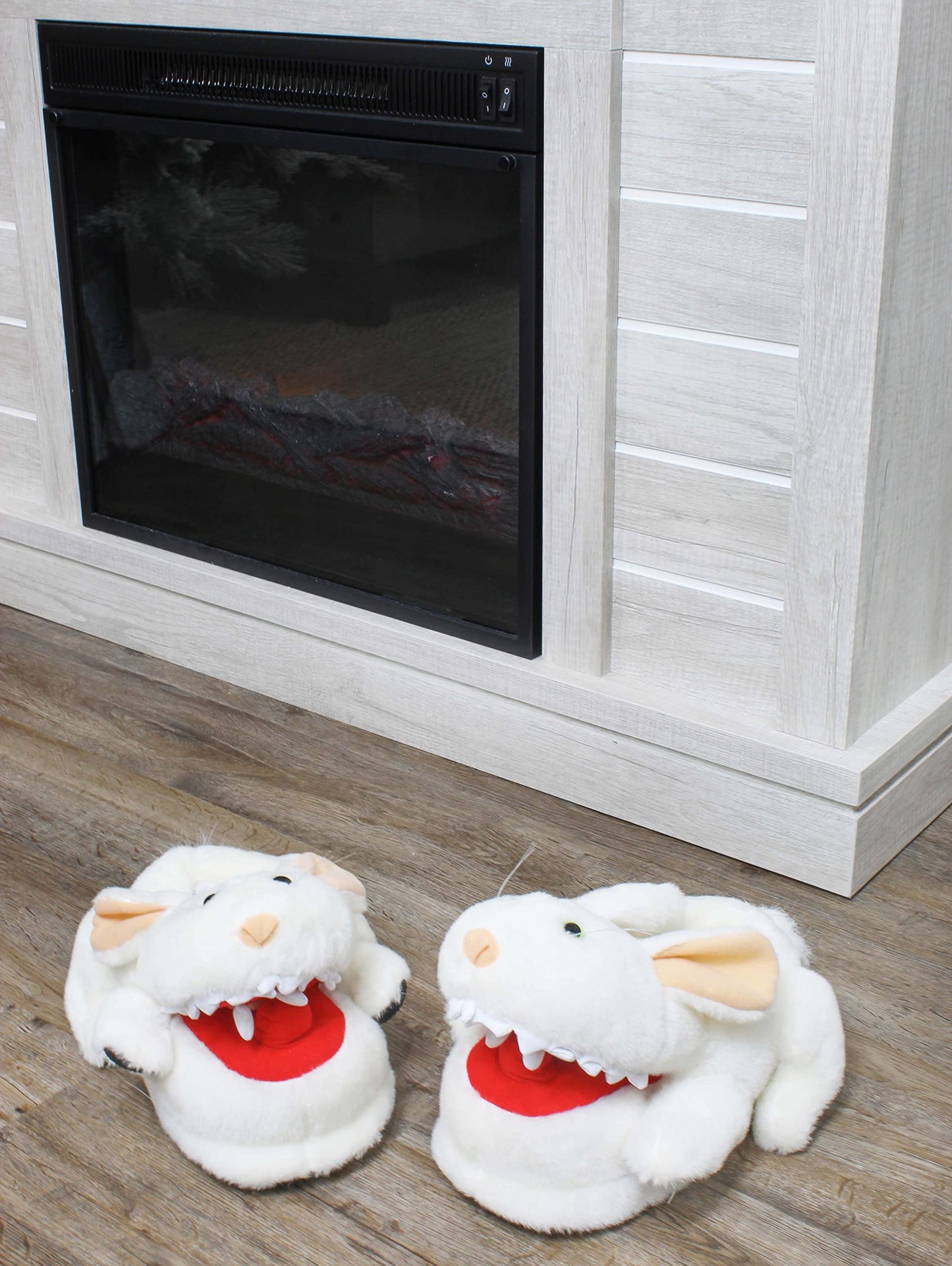Toy Vault Monty Python Slippers, Rabbit with Big Pointy Teeth, Adult Size