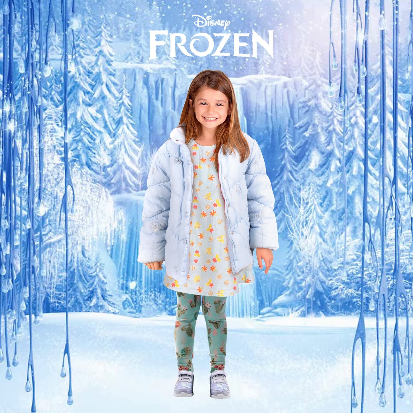 Disney Frozen 2 Girl's Lighted Athletic Sneaker, Lilac (Toddler/Little Kid)