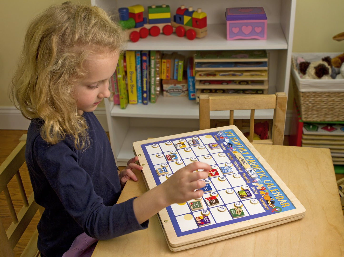 Melissa & Doug Deluxe Magnetic Calendar