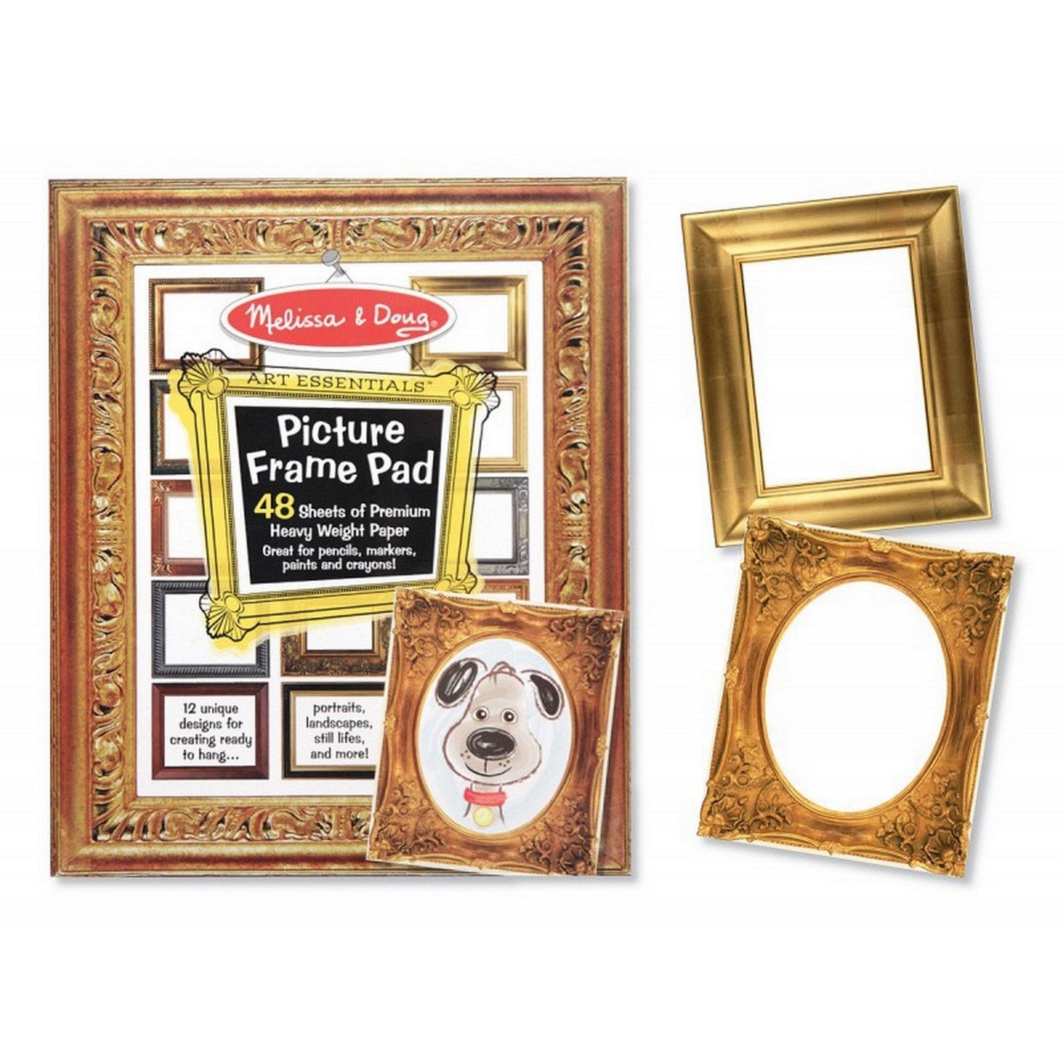 Melissa & Doug Picture Frame Pad (11 x 13 inches) - 48 Pages, 12