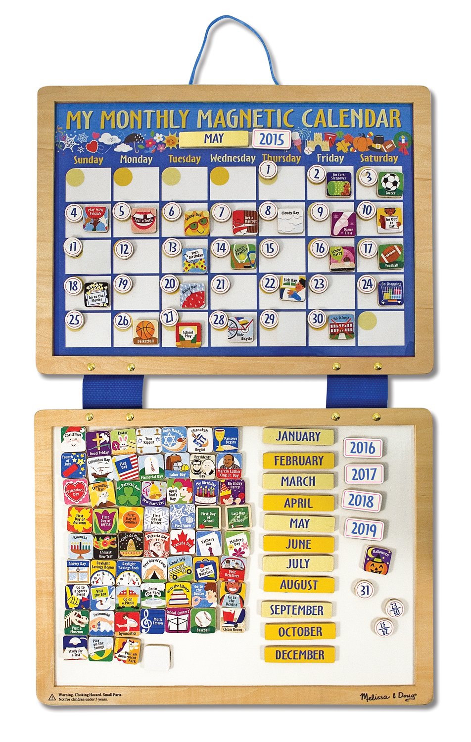 Melissa & Doug Deluxe Magnetic Calendar