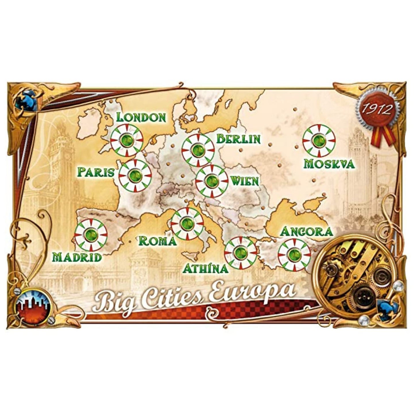 Ticket To Ride Europa 1912 Board Game EXPANSION Family Board Game Board Game For Adults And Family Train Game Ages 8+ For 2 To 5 Players Made By Days Of Wonder