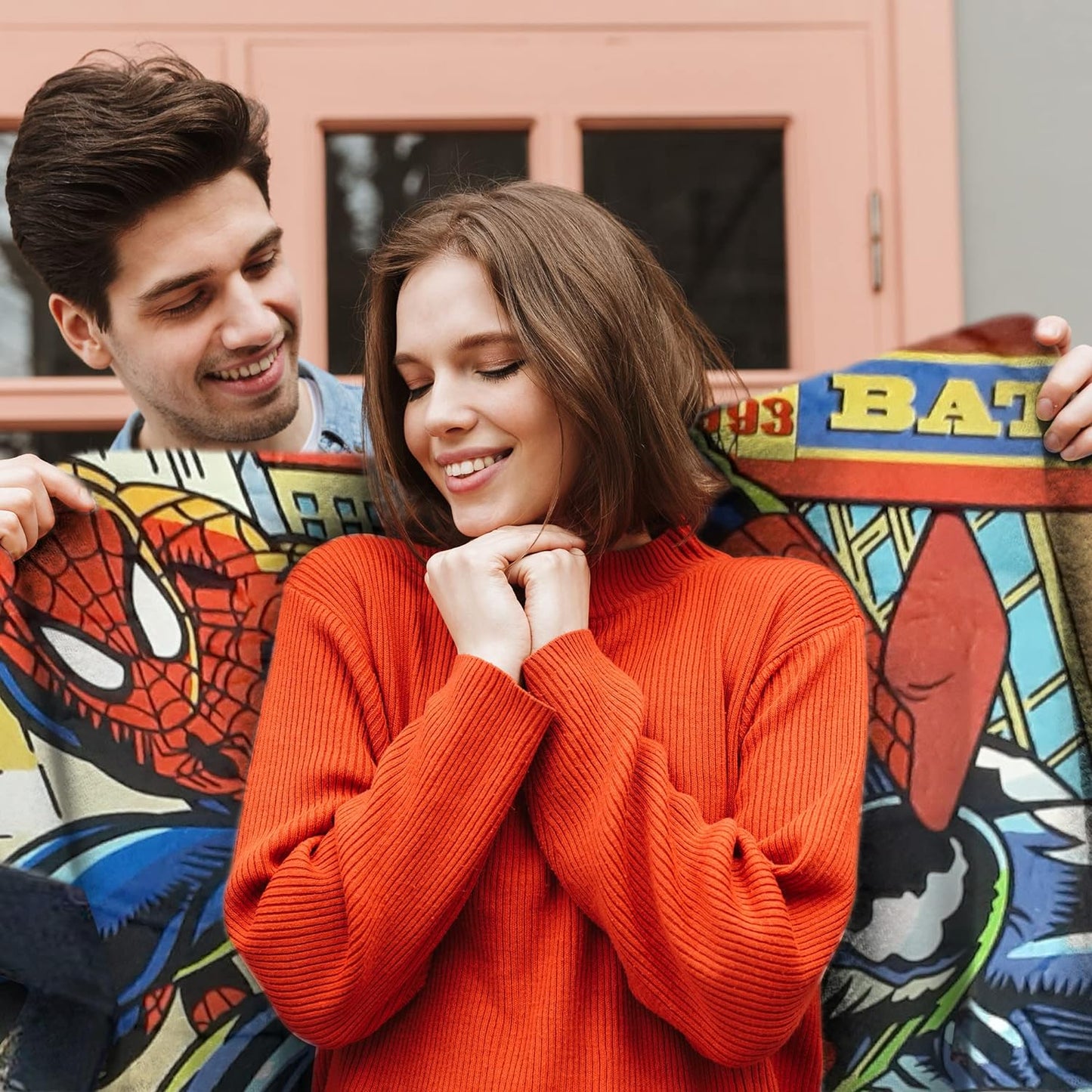 Marvel Spider-Man vs Venom Fleece Throw Blanket