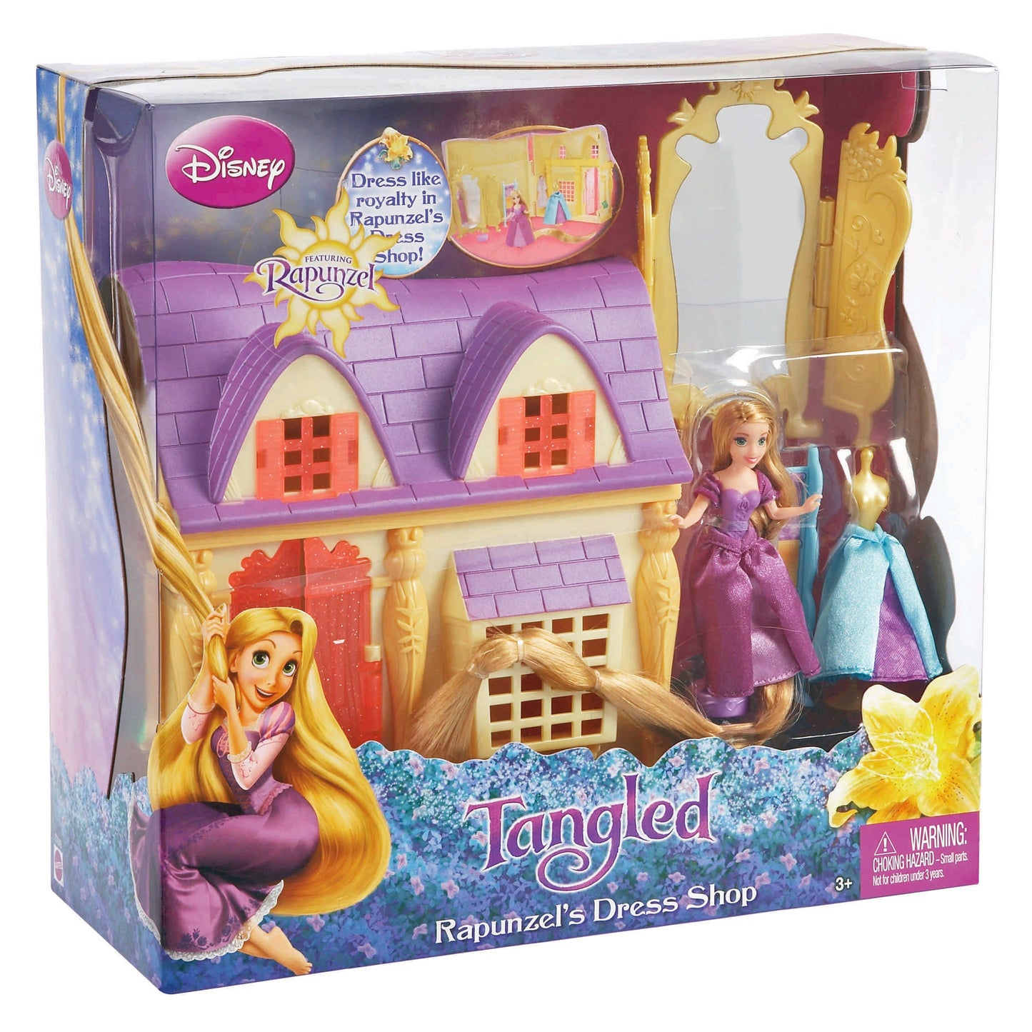Disney Tangled Featuring Rapunzel Doll and Dress Shop
