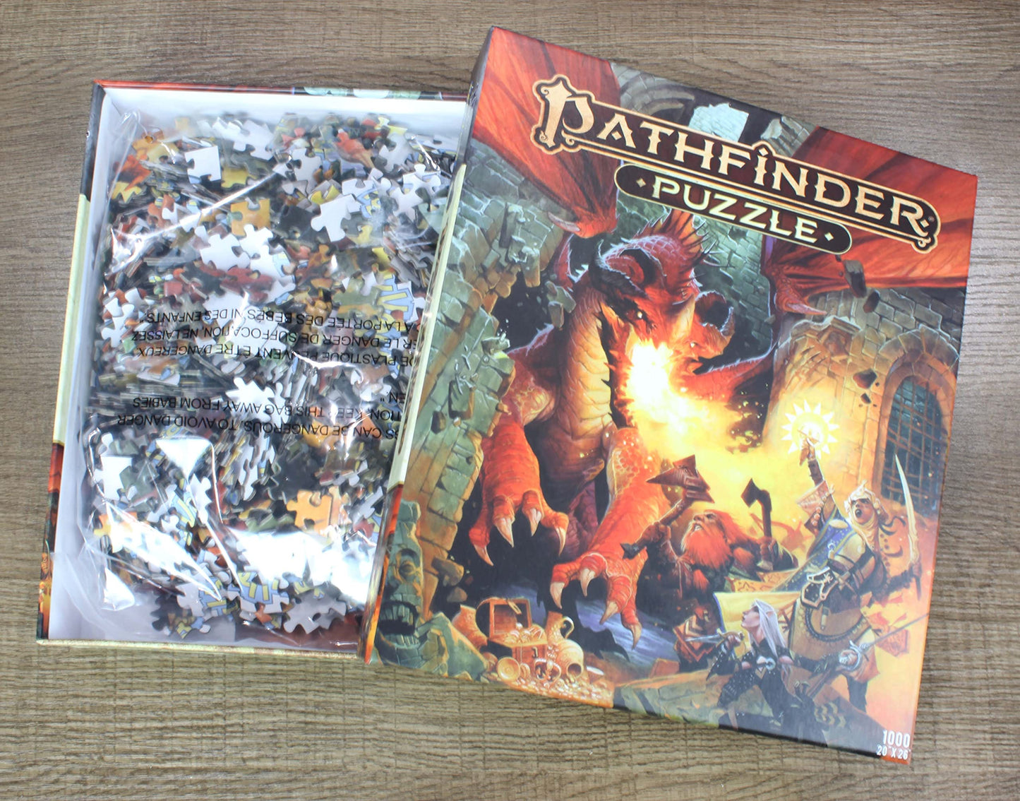 Toy Vault Pathfinder Game Puzzle: Core Rulebook, 1000-Piece Jigsaw 20 x 26 Inch