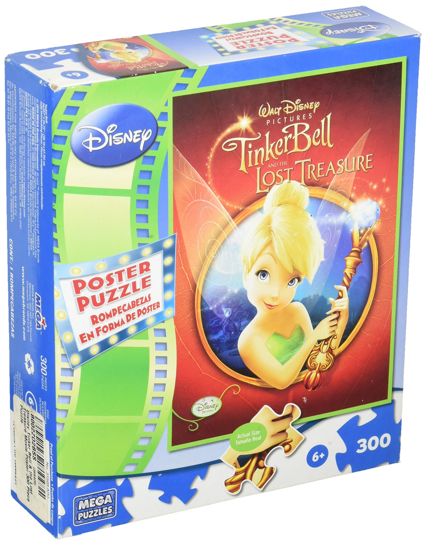 Disney Tinker Bell & The Lost Treasure Movie Poster 300 Piece Puzzle