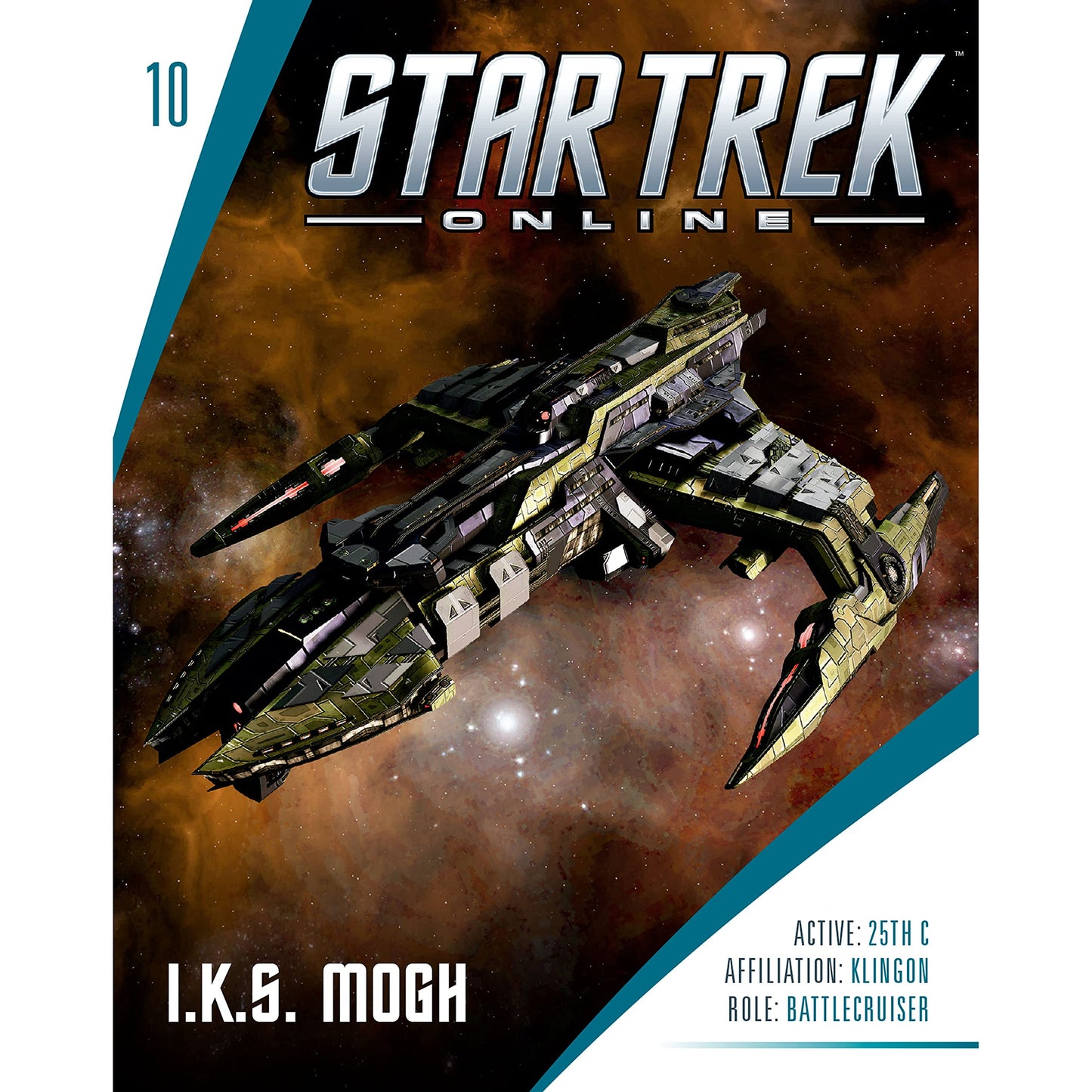 Eaglemoss Hero Collector Mogh-Class Klingon Battlecruiser | Star Trek Online Starship Collection | Model Replica
