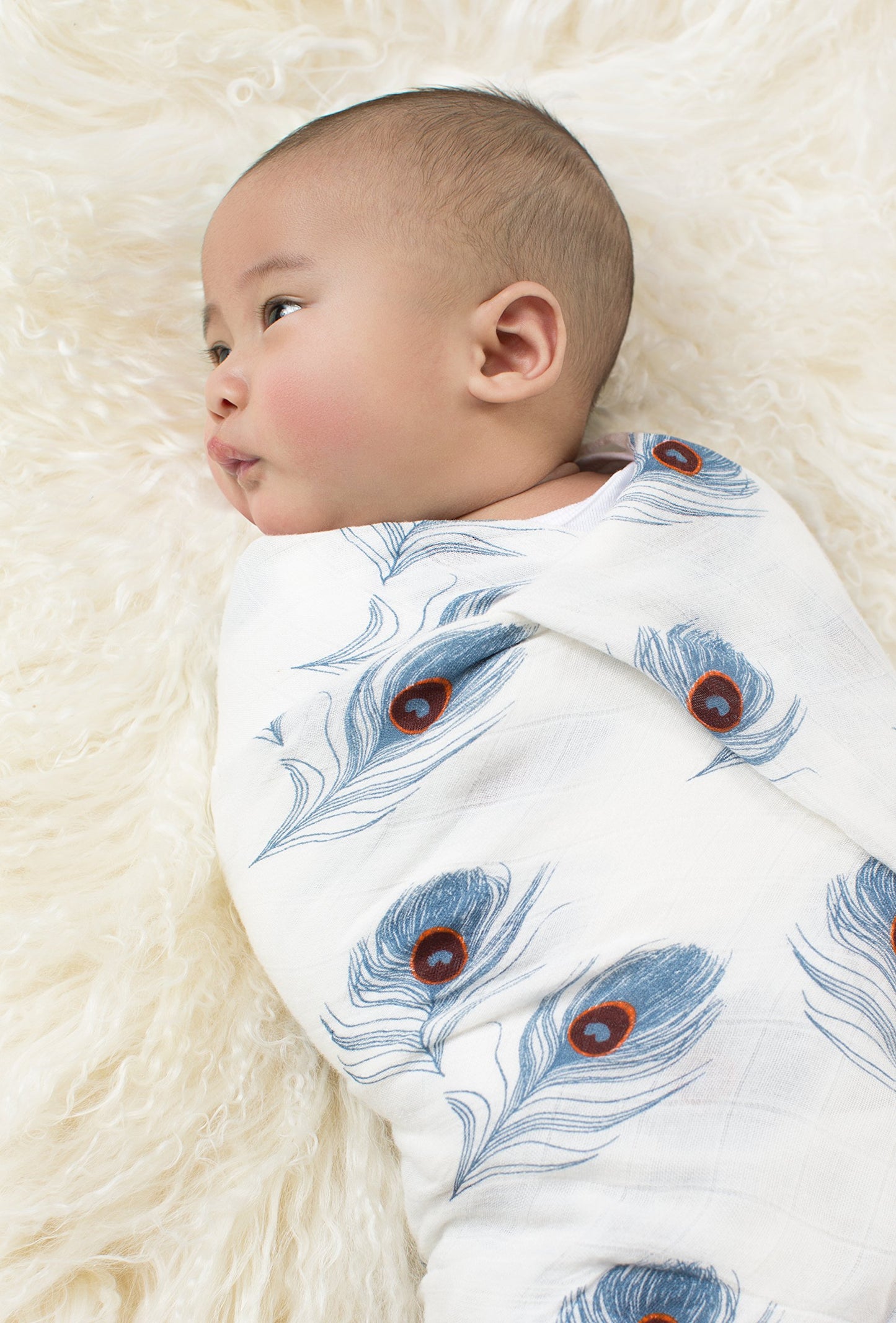 aden + anais Silky Soft Swaddle Baby Blanket, Viscose Bamboo Muslin, Large 47 X 47 inch, 3 Pack, Mela