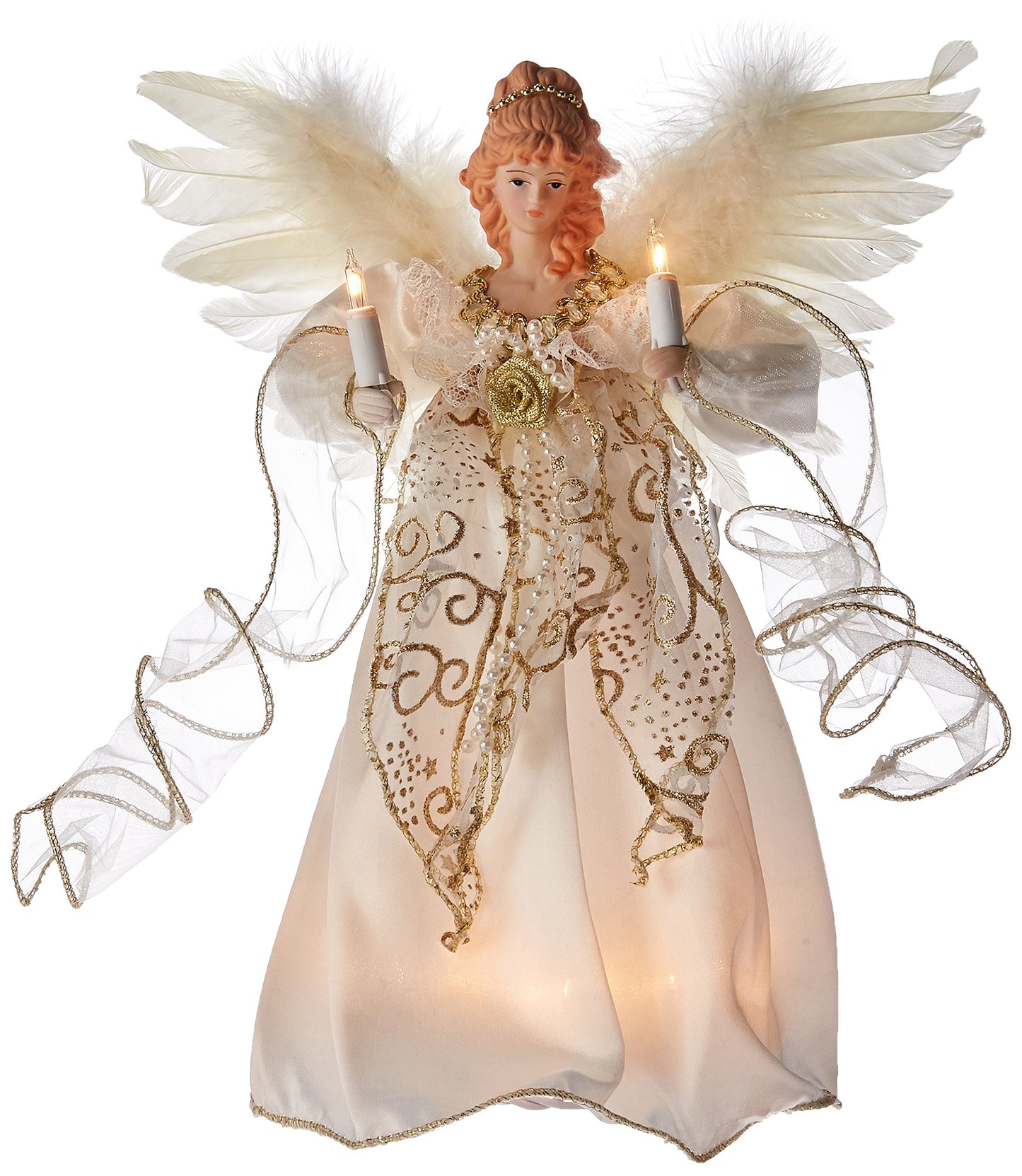 Kurt Adler Illuminated Angel Treetop