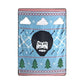 Surreal Entertainment Bazillion Dreams Bob Ross Paint Happy Trees Softest Comfy Throw Blanket for Adults & Kids| Measures 60 x 45 Inches