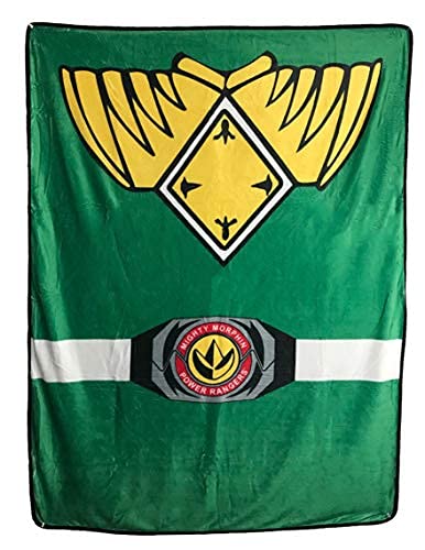 Power Rangers Black Ranger Fleece Softest Comfy Throw Blanket for Adults & Kids| Measures 60 x 45 Inches