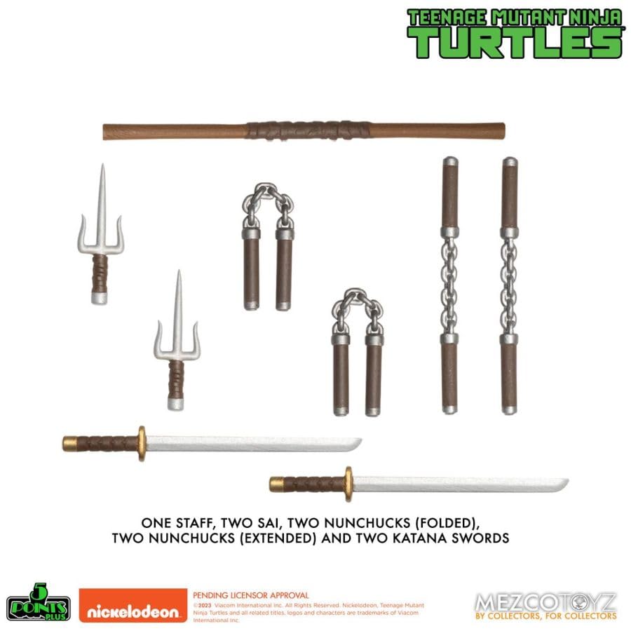 Mezco Teenage Mutant Ninja Turtles - 5 Points Action Figure Deluxe Box Set