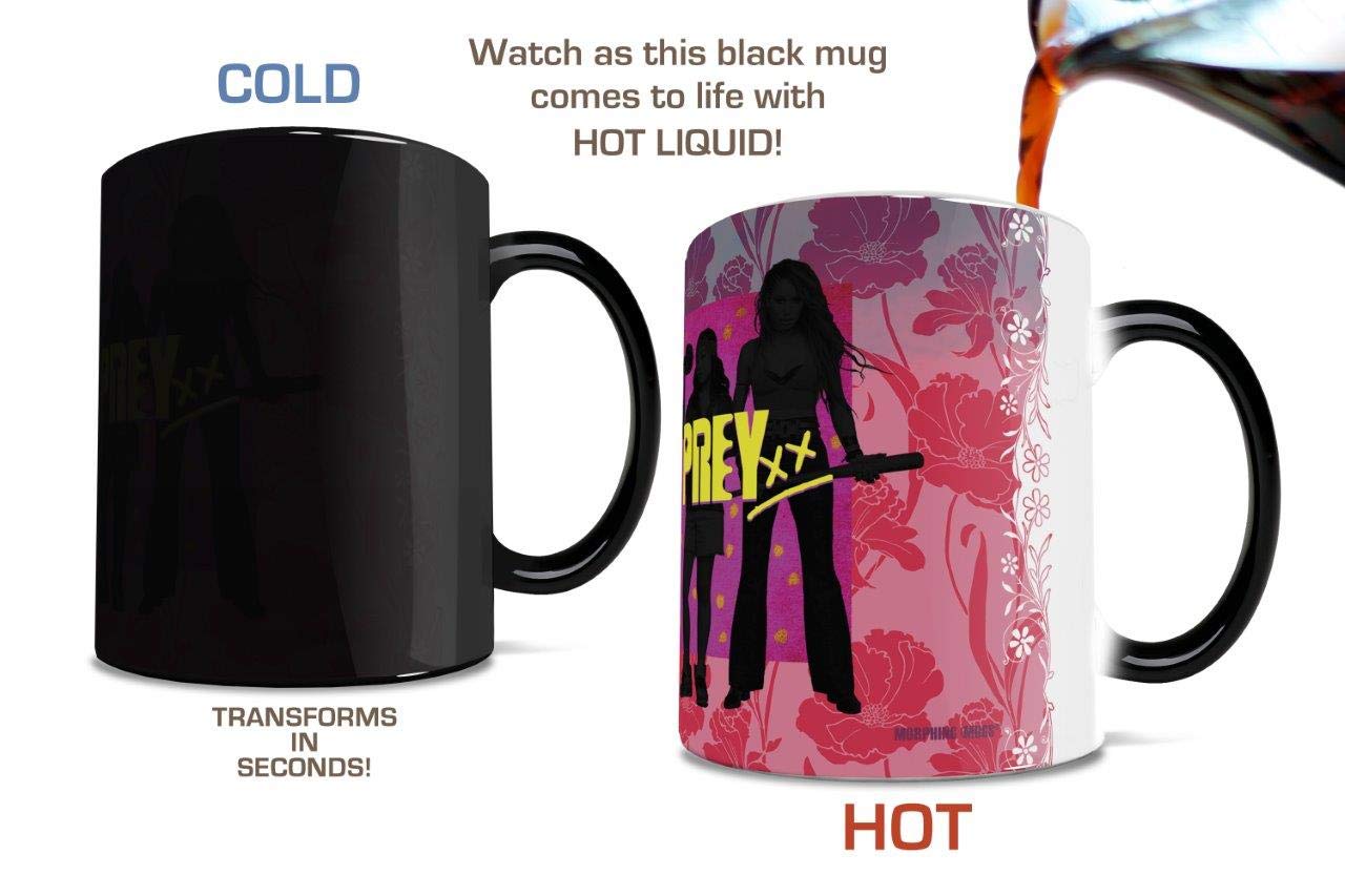 Morphing Mugs DC Comics – Birds of Prey Heat Sensitive Mug – Ceramic Color Changing Heat Reveal Coffee Tea Mug – by Trend Setters Ltd.