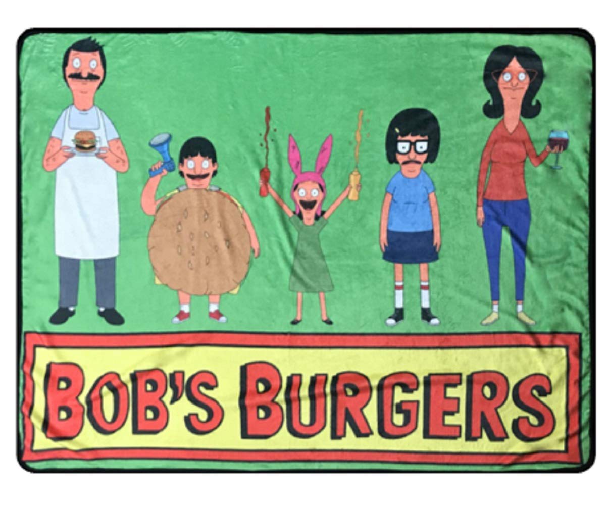 Bob's Burgers Cast Fleece Throw Blanket