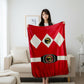 Power Rangers Black Ranger Fleece Softest Comfy Throw Blanket for Adults & Kids| Measures 60 x 45 Inches