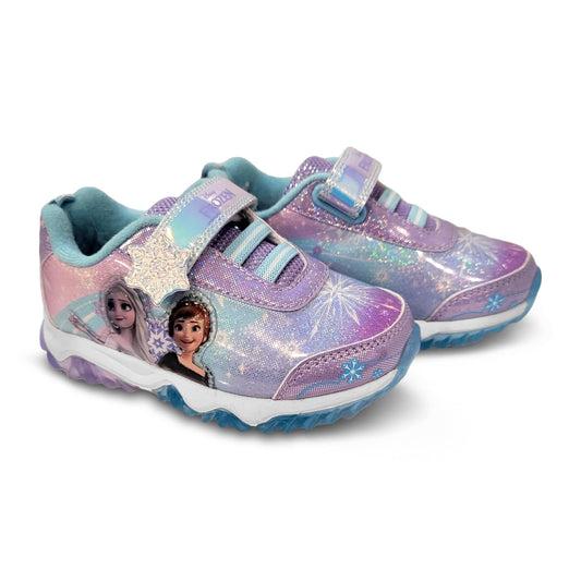 Disney Frozen 2 Girl's Lighted Athletic Sneaker (Toddler/Little Kid)