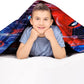 Marvel Spider-Man Web Fleece Throw Blanket| Measures 60 x 45 Inches