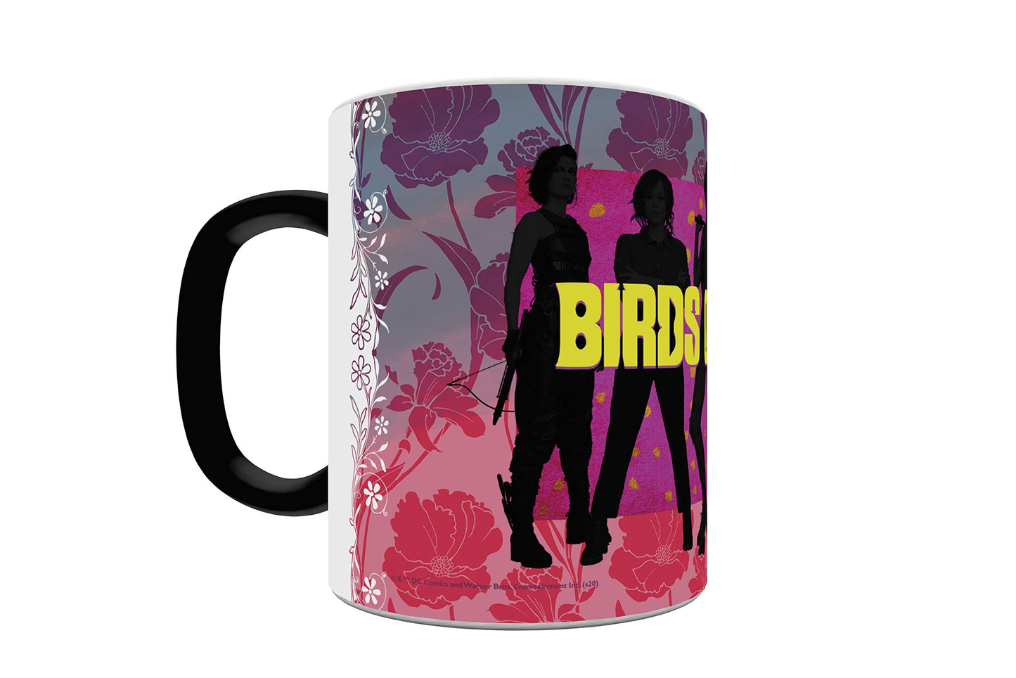 Morphing Mugs DC Comics – Birds of Prey Heat Sensitive Mug – Ceramic Color Changing Heat Reveal Coffee Tea Mug – by Trend Setters Ltd.