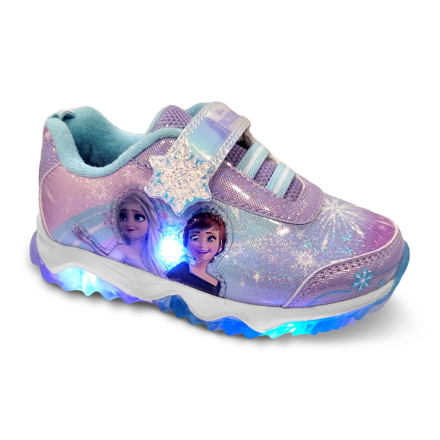 Disney Frozen 2 Girl's Lighted Athletic Sneaker (Toddler/Little Kid)