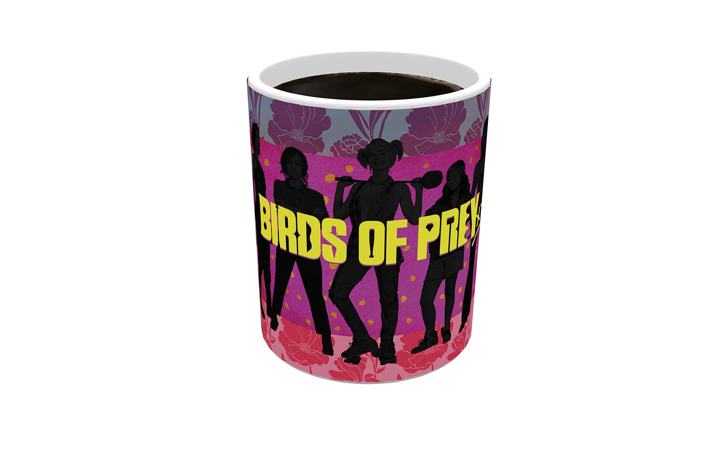 Morphing Mugs DC Comics – Birds of Prey Heat Sensitive Mug – Ceramic Color Changing Heat Reveal Coffee Tea Mug – by Trend Setters Ltd.