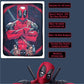 Marvel Bazillion Dreams Deadpool Tough Guy Fleece Softest Comfy Throw Blanket for Adults & Kids| Measures 60 x 45 Inches