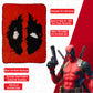 Bazillion Dreams Marvel Deadpool Face Fleece Fleece Softest Comfy Throw Blanket for Adults & Kids| Measures 60 x 45 Inches