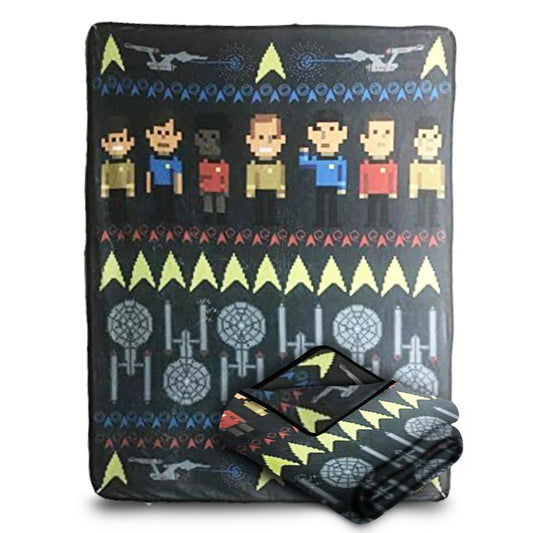 Star Trek The Original Series Fleece Soft Throw Blanket