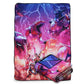 Bazillion Dreams Power Rangers Dino Force Fleece Throw Blanket, Multicolor, One Size