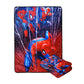 Marvel Spider-Man Web Fleece Throw Blanket| Measures 60 x 45 Inches