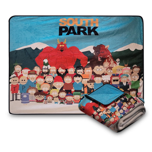 Bazillion Dreams South Park Characters Fleece Fleece Softest Comfy Throw Blanket for Adults & Kids | Measures 60 x 50 Inches