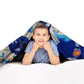 Power Rangers Blue Ranger Fleece Softest Comfy Throw Blanket for Adults & Kids| Measures 60 x 45 Inches