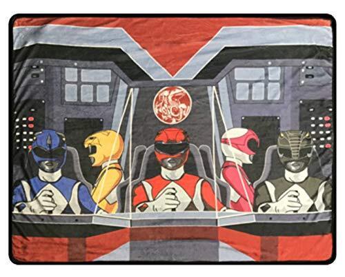 Power Rangers Fleece Softest Throw Blanket| Measures 60 x 45 Inches
