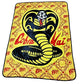 Cobra Kai Fleece Softest Comfy Throw Blanket for Adults & Kids| Measures 60 x 45 Inches