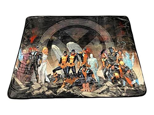 Marvel X-Men X-Force Fleece Softest Throw Blanket| Measures 60 x 45 Inches